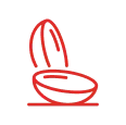 Icône de lentille de contact