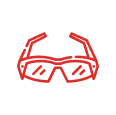 Icône de lunettes de sport